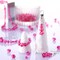 600 Pcs Crystal Glass Beads for Jewelry Making Bulk Faceted Gemstone Rondelle Loose Beads for Bracelet DIY Crafts 8 mm, 6 mm, 4 mm(Rose Red)
